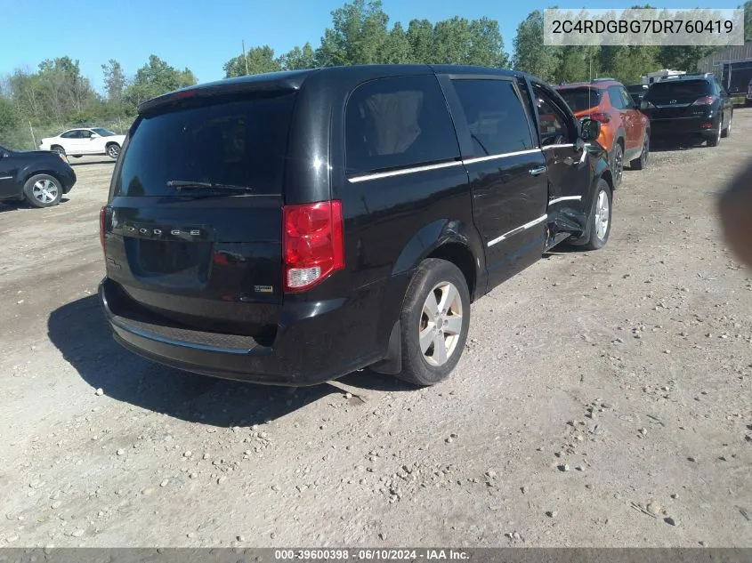 2C4RDGBG7DR760419 2013 Dodge Grand Caravan Se