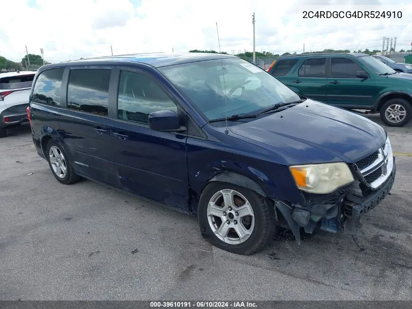 2C4RDGCG4DR524910 2013 Dodge Grand Caravan Sxt