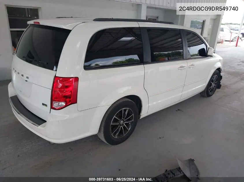 2013 Dodge Grand Caravan Sxt VIN: 2C4RDGCG9DR549740 Lot: 39731603