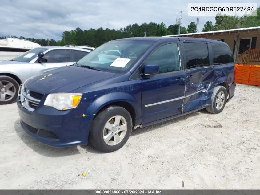 2013 Dodge Caravan VIN: 2C4RDGCG6DR527484 Lot: 39891460