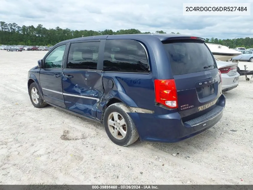 2013 Dodge Caravan VIN: 2C4RDGCG6DR527484 Lot: 39891460