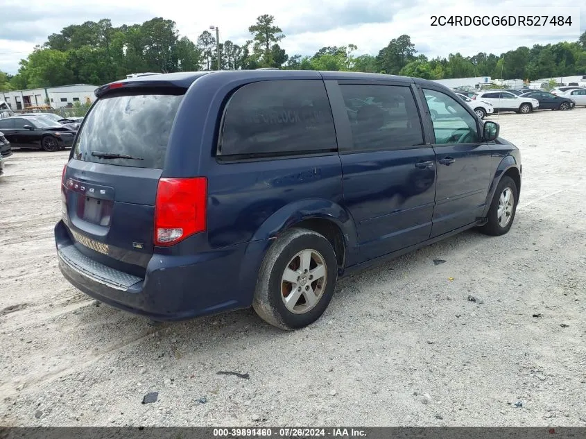 2013 Dodge Caravan VIN: 2C4RDGCG6DR527484 Lot: 39891460