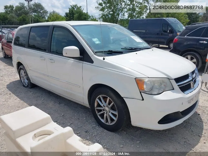 2C4RDGCG8DR687768 2013 Dodge Grand Caravan Sxt