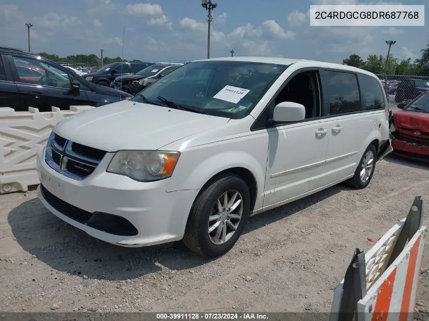 2C4RDGCG8DR687768 2013 Dodge Grand Caravan Sxt