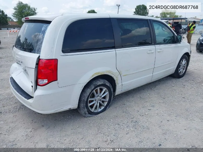 2C4RDGCG8DR687768 2013 Dodge Grand Caravan Sxt