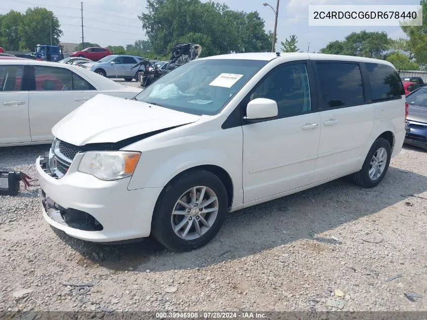 2013 Dodge Grand Caravan Sxt VIN: 2C4RDGCG6DR678440 Lot: 39946908