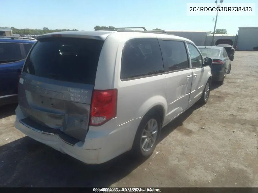 2013 Dodge Grand Caravan Sxt VIN: 2C4RDGCG3DR738433 Lot: 40004533