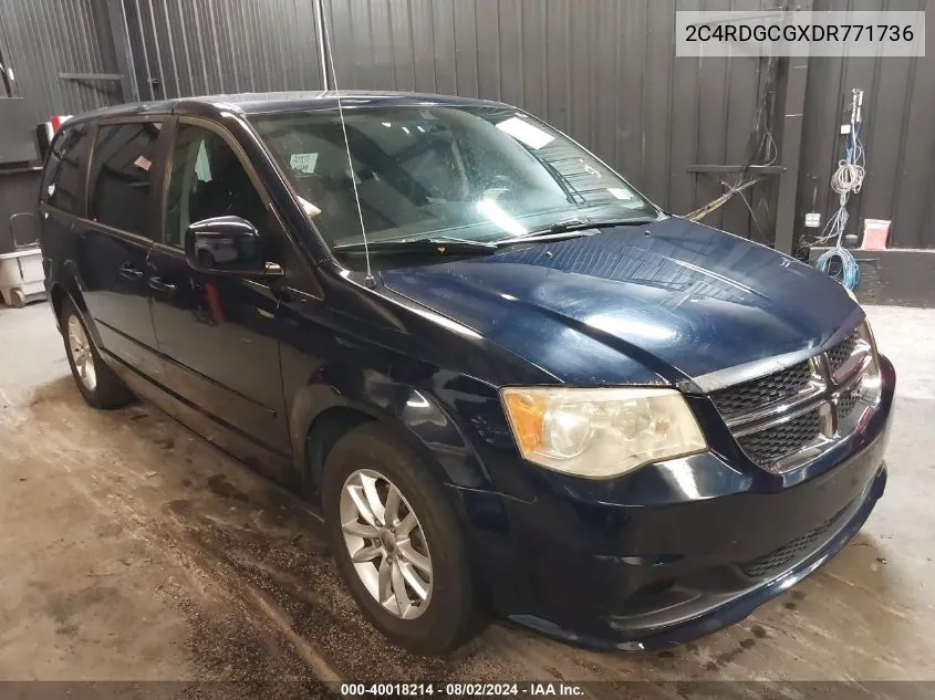 2C4RDGCGXDR771736 2013 Dodge Grand Caravan Sxt