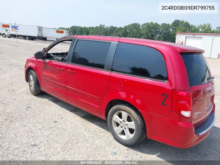 2013 Dodge Grand Caravan Se VIN: 2C4RDGBG9DR799755 Lot: 40084247