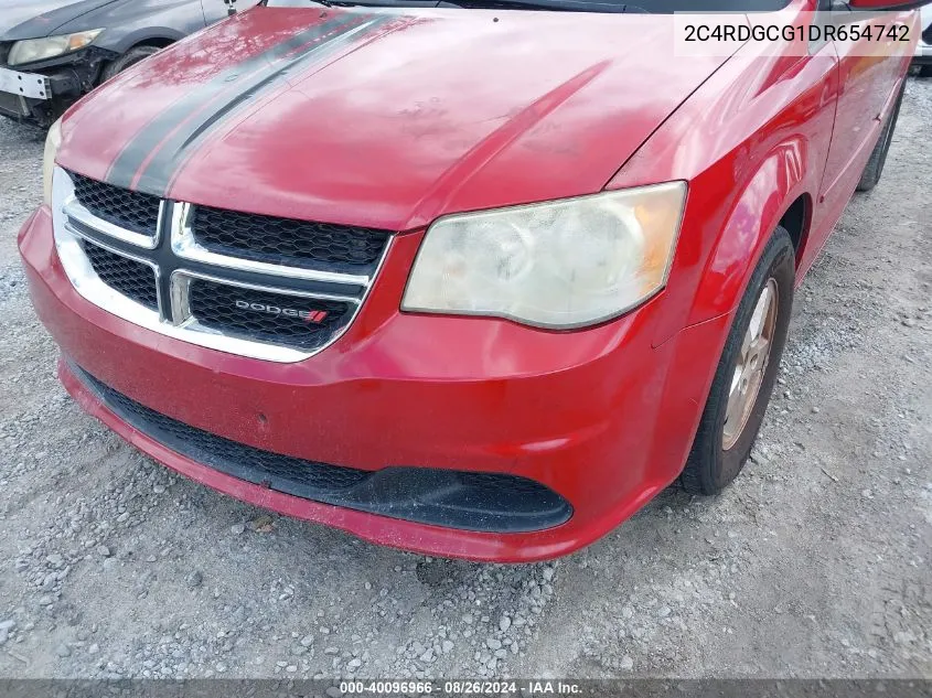 2C4RDGCG1DR654742 2013 Dodge Grand Caravan Sxt