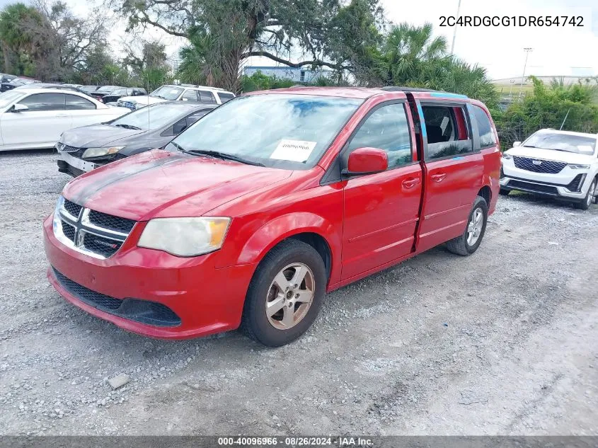 2013 Dodge Grand Caravan Sxt VIN: 2C4RDGCG1DR654742 Lot: 40096966