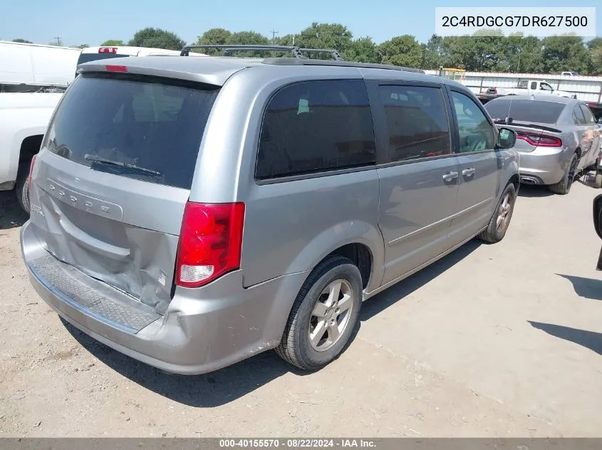 2013 Dodge Grand Caravan Sxt VIN: 2C4RDGCG7DR627500 Lot: 40155570