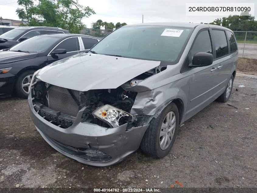 2013 Dodge Grand Caravan Se VIN: 2C4RDGBG7DR810090 Lot: 40164762