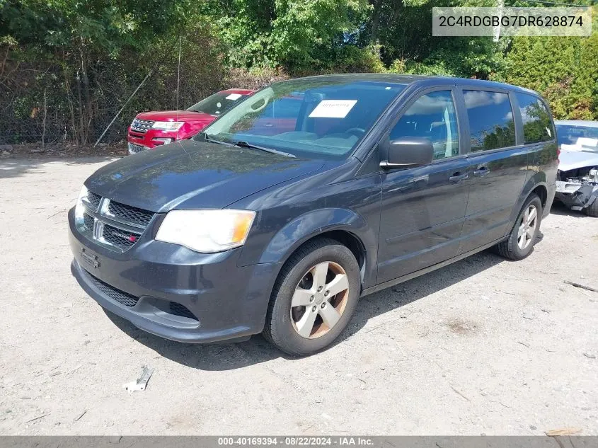 2013 Dodge Grand Caravan Se VIN: 2C4RDGBG7DR628874 Lot: 40169394