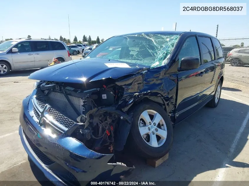 2C4RDGBG8DR568037 2013 Dodge Grand Caravan Se