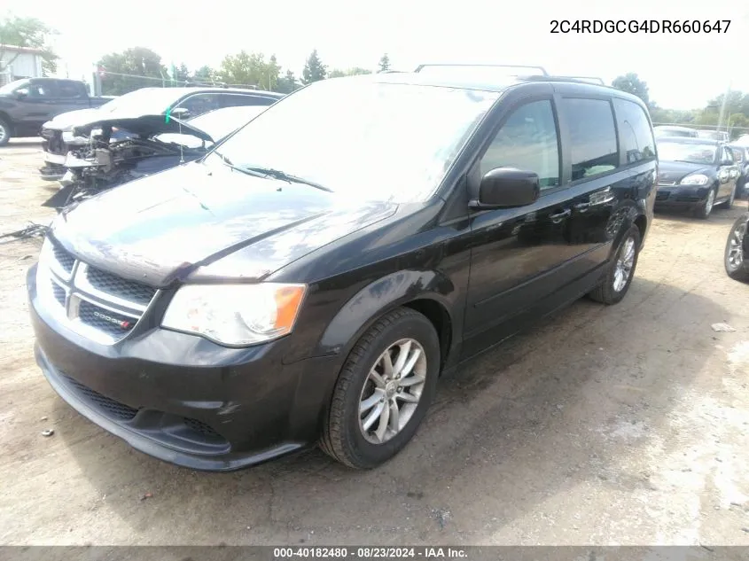 2C4RDGCG4DR660647 2013 Dodge Grand Caravan Sxt