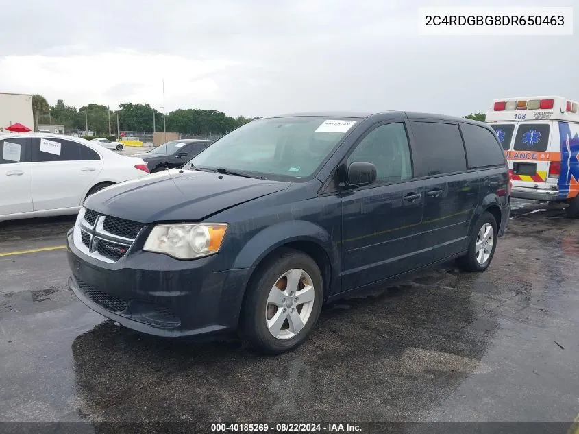 2C4RDGBG8DR650463 2013 Dodge Grand Caravan Se