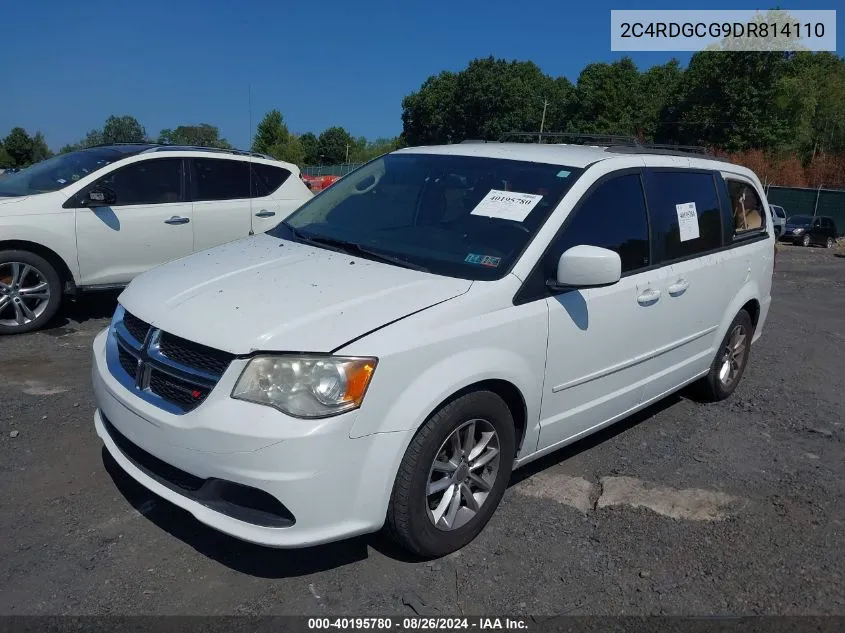 2013 Dodge Grand Caravan Sxt VIN: 2C4RDGCG9DR814110 Lot: 40195780