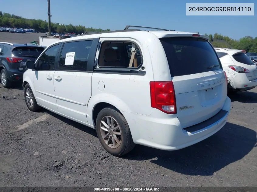 2013 Dodge Grand Caravan Sxt VIN: 2C4RDGCG9DR814110 Lot: 40195780