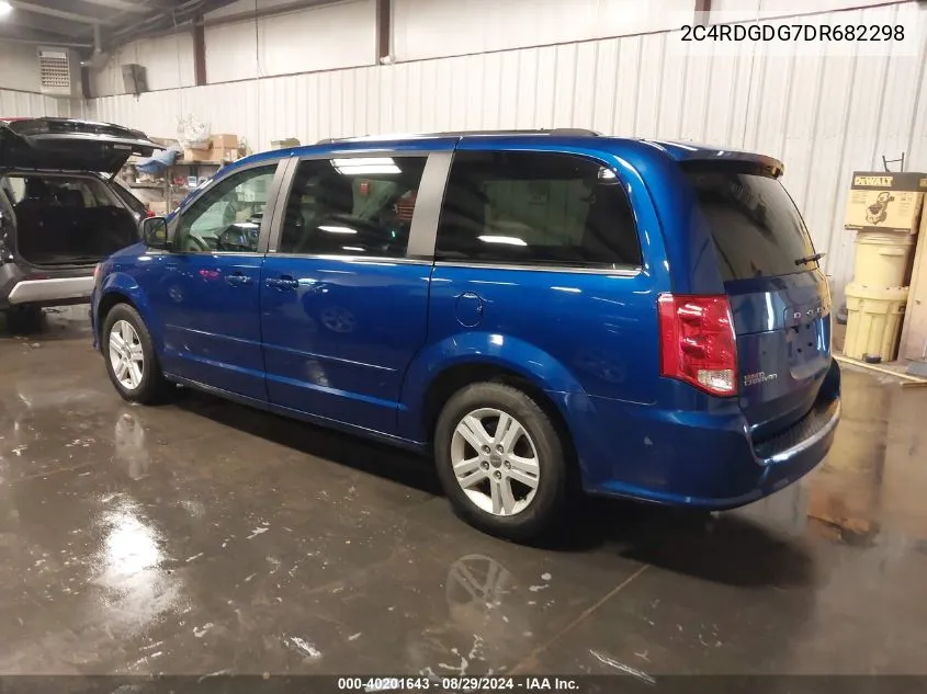 2013 Dodge Grand Caravan Crew VIN: 2C4RDGDG7DR682298 Lot: 40201643