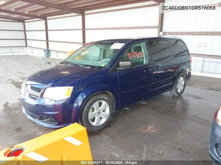 2013 Dodge Grand Caravan Se VIN: 2C4RDGBG1DR516068 Lot: 40205271