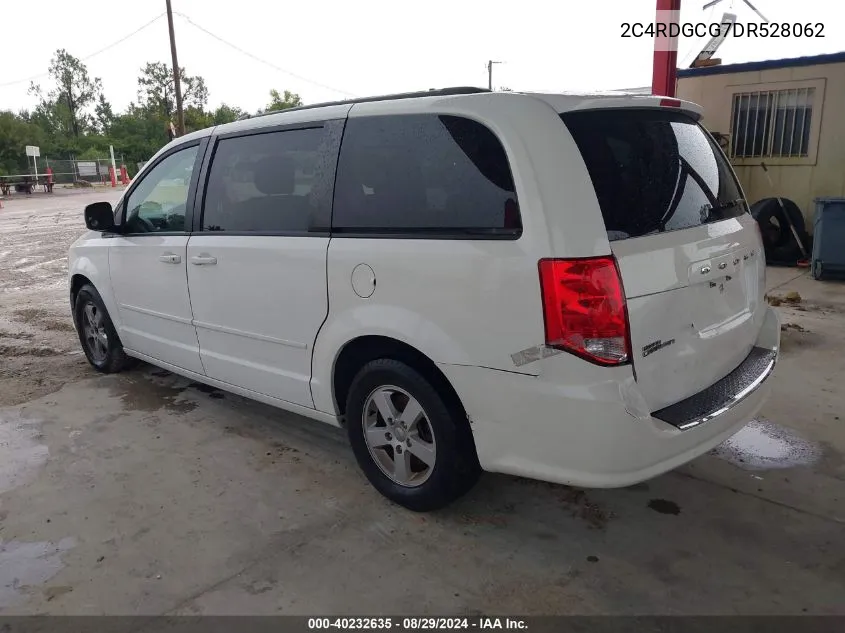 2013 Dodge Grand Caravan Sxt VIN: 2C4RDGCG7DR528062 Lot: 40232635