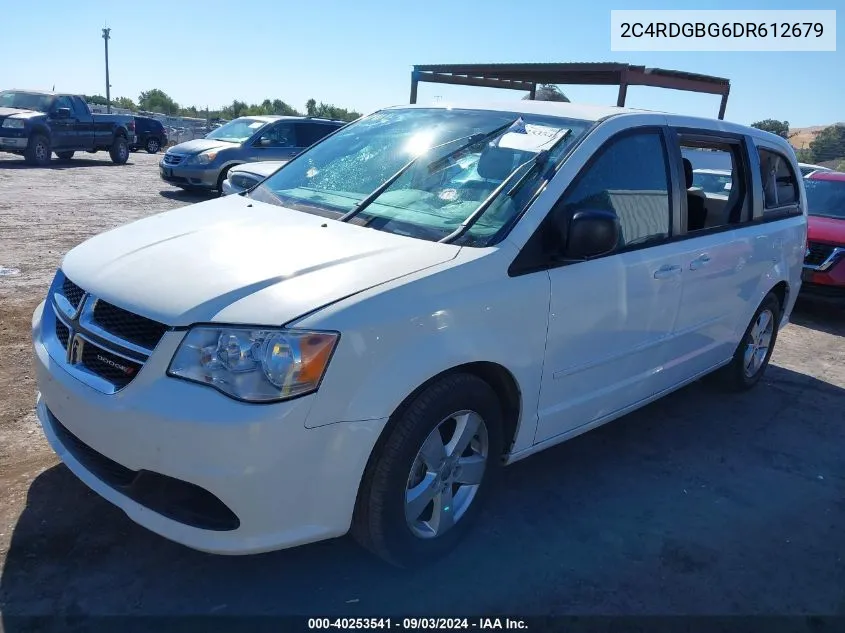 2C4RDGBG6DR612679 2013 Dodge Grand Caravan Se