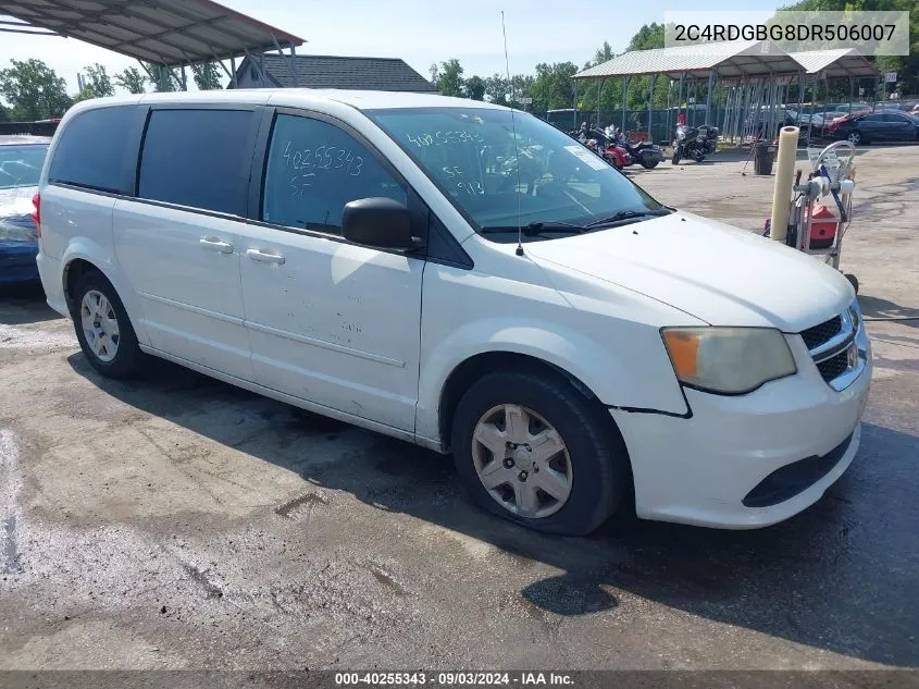 2C4RDGBG8DR506007 2013 Dodge Grand Caravan Se