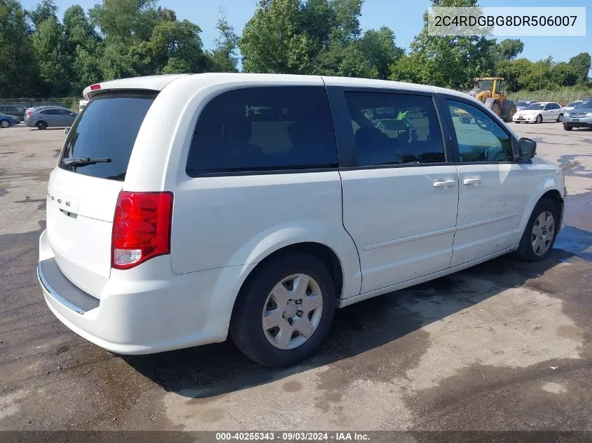 2C4RDGBG8DR506007 2013 Dodge Grand Caravan Se