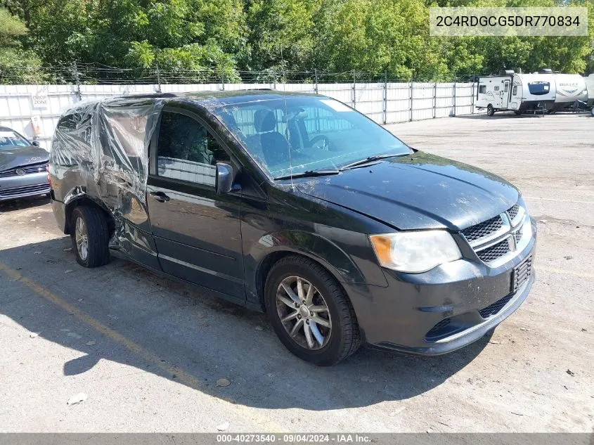 2C4RDGCG5DR770834 2013 Dodge Grand Caravan Sxt