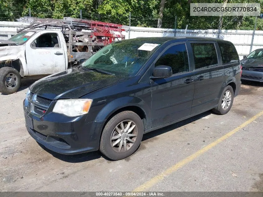 2C4RDGCG5DR770834 2013 Dodge Grand Caravan Sxt