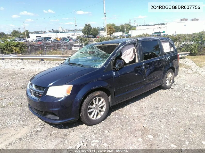 2013 Dodge Grand Caravan Sxt VIN: 2C4RDGCG8DR607756 Lot: 40277671