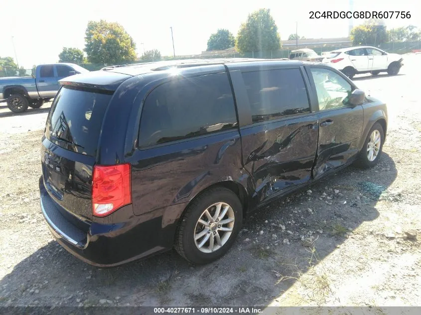 2013 Dodge Grand Caravan Sxt VIN: 2C4RDGCG8DR607756 Lot: 40277671