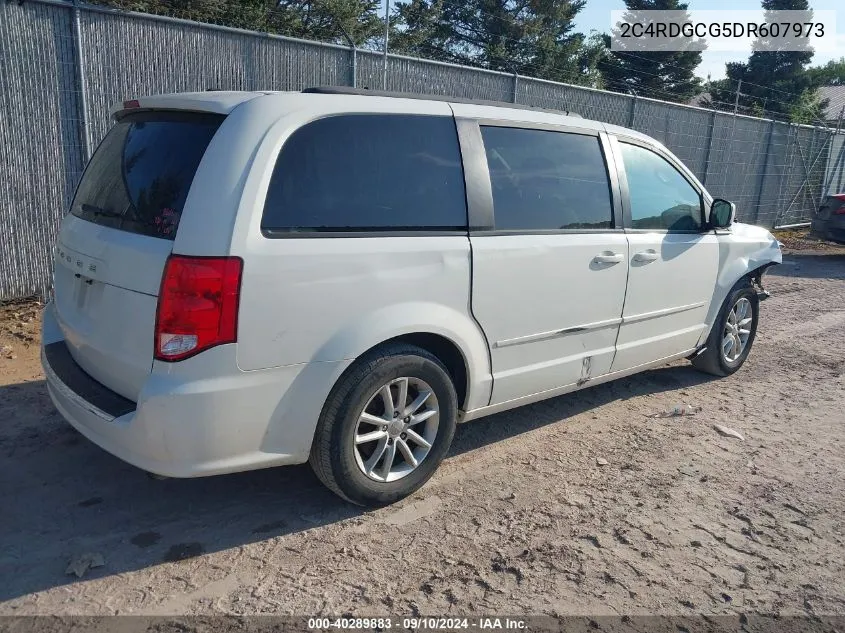 2013 Dodge Grand Caravan Sxt VIN: 2C4RDGCG5DR607973 Lot: 40289883