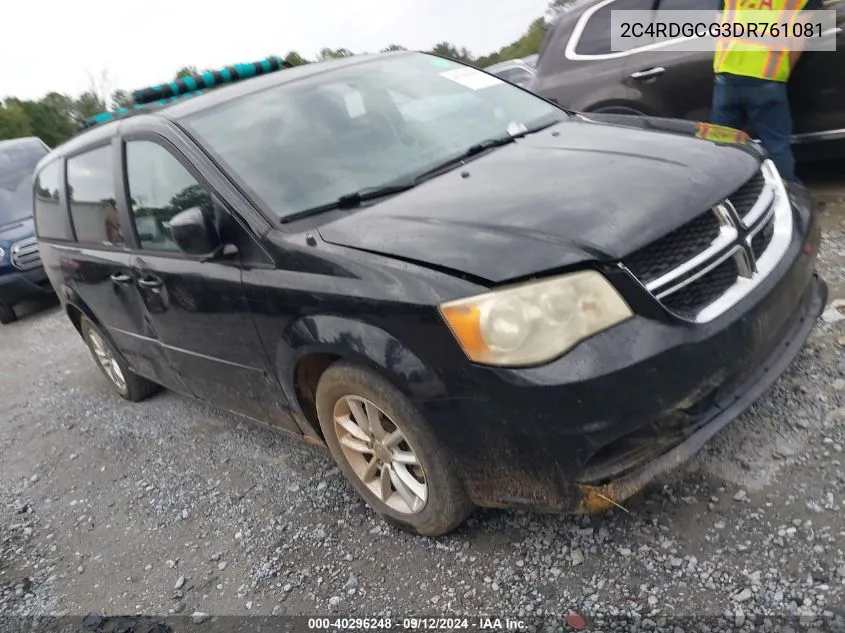 2C4RDGCG3DR761081 2013 Dodge Grand Caravan Sxt