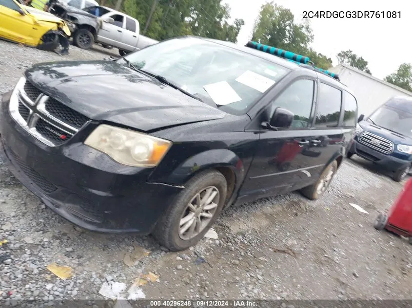 2C4RDGCG3DR761081 2013 Dodge Grand Caravan Sxt