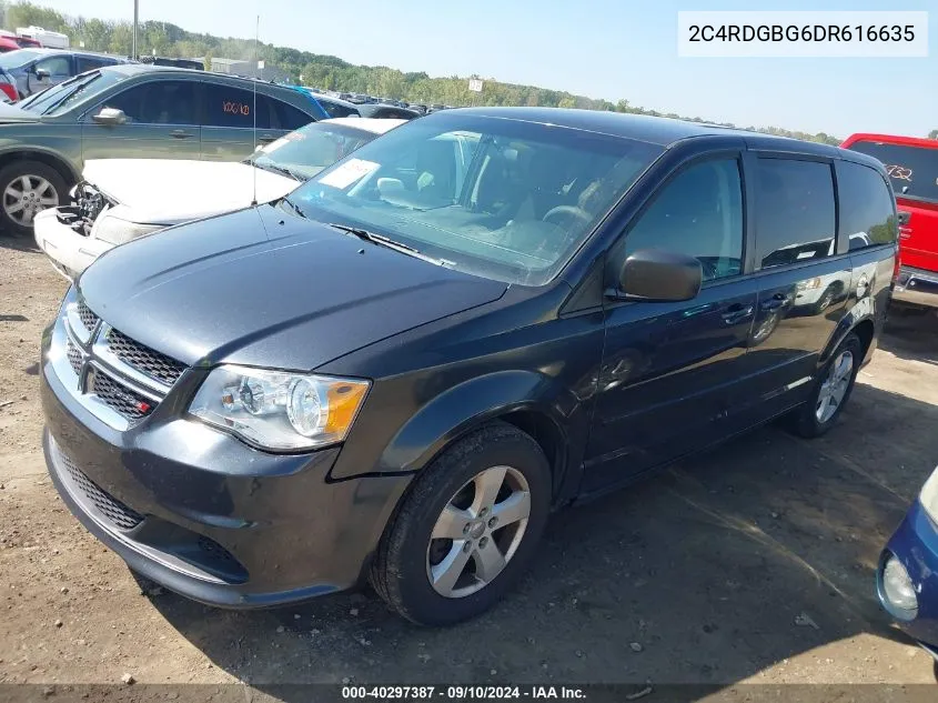 2C4RDGBG6DR616635 2013 Dodge Grand Caravan Se