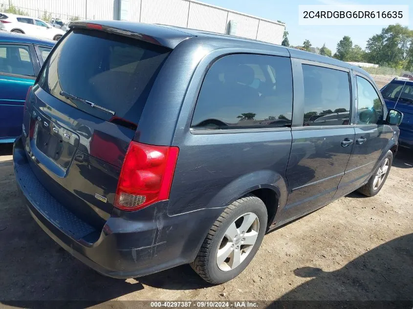 2C4RDGBG6DR616635 2013 Dodge Grand Caravan Se