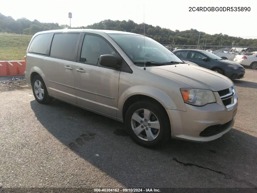 2C4RDGBG0DR535890 2013 Dodge Grand Caravan Se