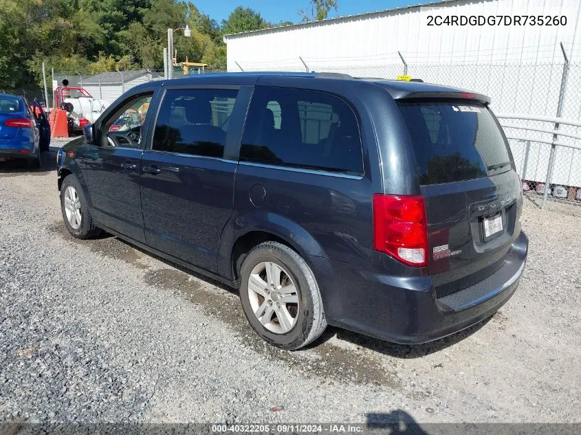 2C4RDGDG7DR735260 2013 Dodge Grand Caravan Crew