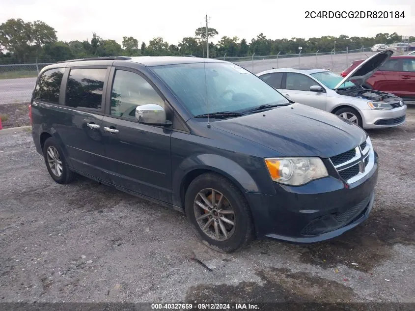 2C4RDGCG2DR820184 2013 Dodge Grand Caravan Sxt