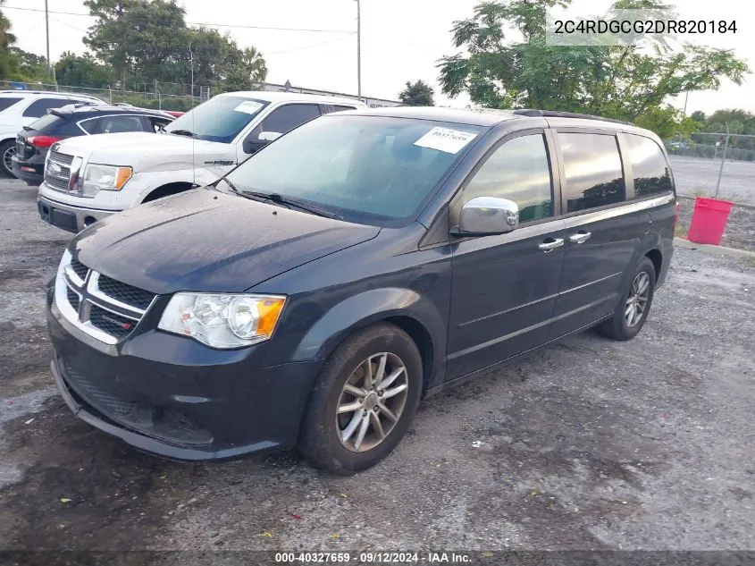 2013 Dodge Grand Caravan Sxt VIN: 2C4RDGCG2DR820184 Lot: 40327659