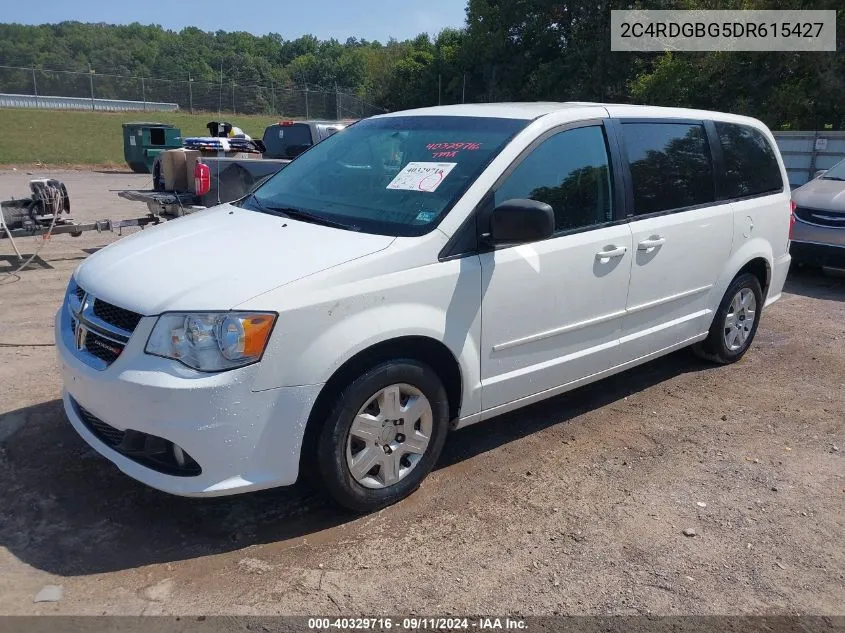 2C4RDGBG5DR615427 2013 Dodge Grand Caravan Se