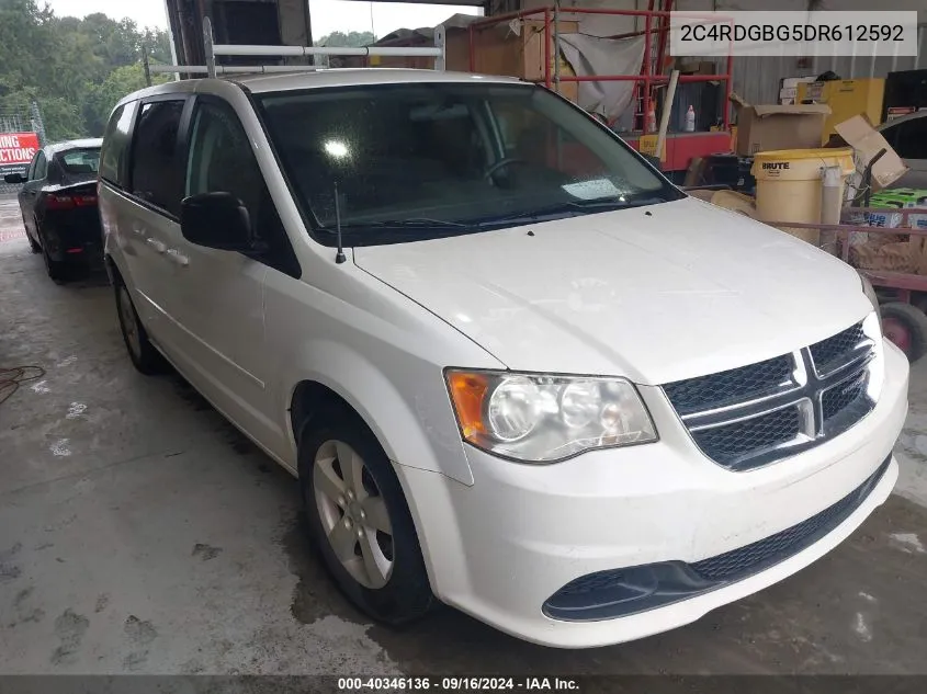 2013 Dodge Grand Caravan Se VIN: 2C4RDGBG5DR612592 Lot: 40346136