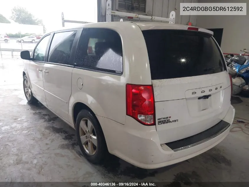 2013 Dodge Grand Caravan Se VIN: 2C4RDGBG5DR612592 Lot: 40346136