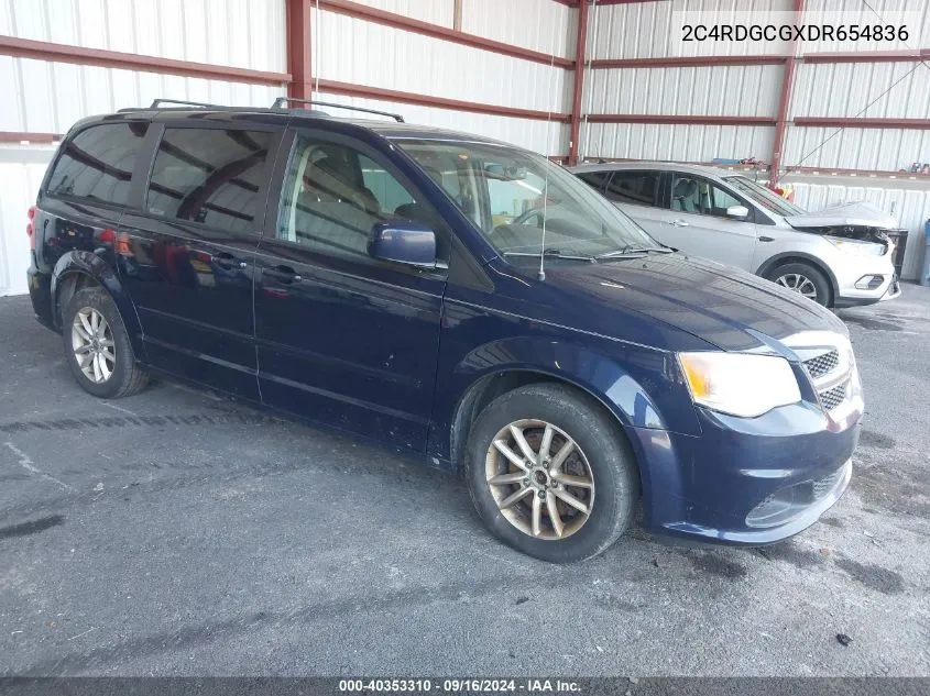 2013 Dodge Grand Caravan Sxt VIN: 2C4RDGCGXDR654836 Lot: 40353310