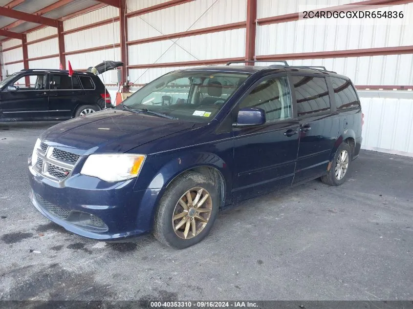 2C4RDGCGXDR654836 2013 Dodge Grand Caravan Sxt