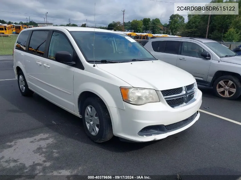 2013 Dodge Grand Caravan Se VIN: 2C4RDGBG5DR615122 Lot: 40379656