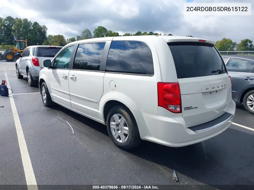 2C4RDGBG5DR615122 2013 Dodge Grand Caravan Se