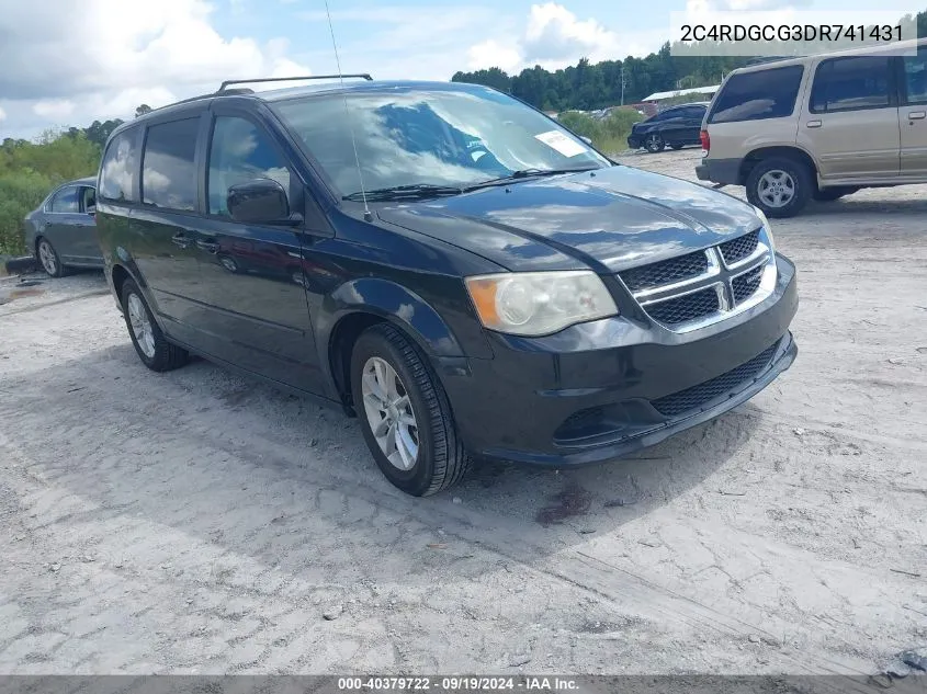 2013 Dodge Grand Caravan Sxt VIN: 2C4RDGCG3DR741431 Lot: 40379722